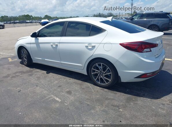 5NPD84LF6LH608260 2020 HYUNDAI ELANTRA Белый Задняя левая четверть