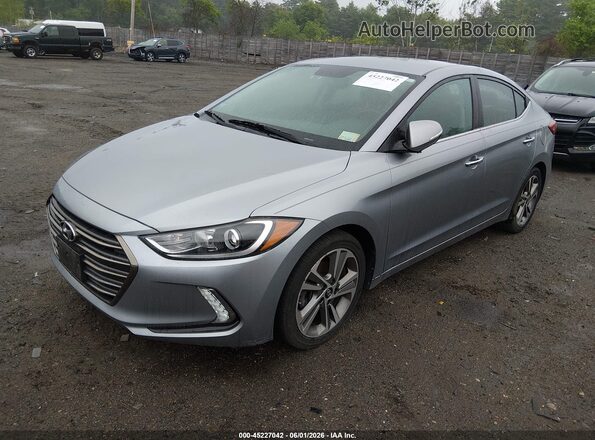 5NPD84LF7HH064861 2017 HYUNDAI ELANTRA Gray Առջևի ձախ երեք քառորդ տեսարան