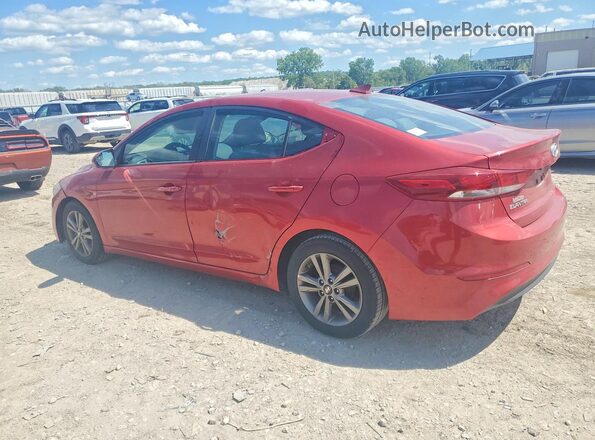 5NPD84LF7HH120992 2017 HYUNDAI ELANTRA Red 
