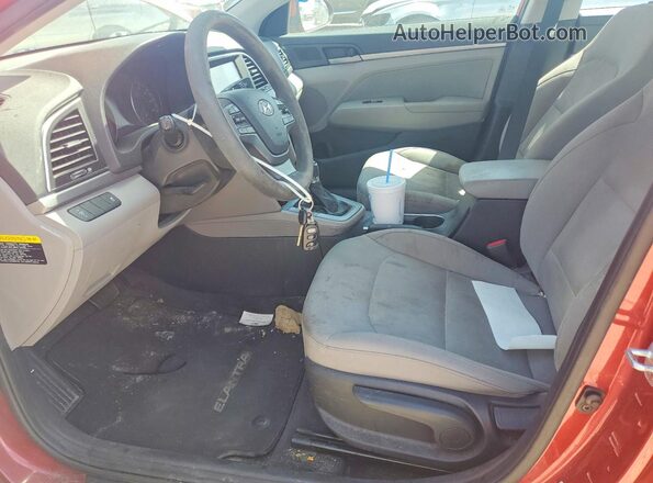 5NPD84LF7HH120992 2017 HYUNDAI ELANTRA Red 