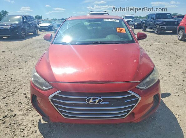 5NPD84LF7HH120992 2017 HYUNDAI ELANTRA Red 