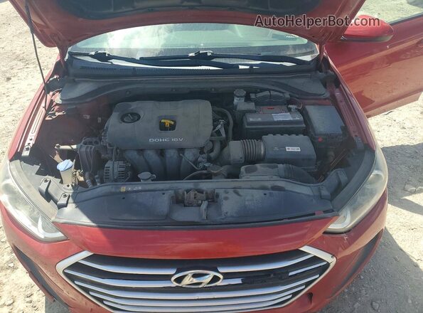 5NPD84LF7HH120992 2017 HYUNDAI ELANTRA Red 