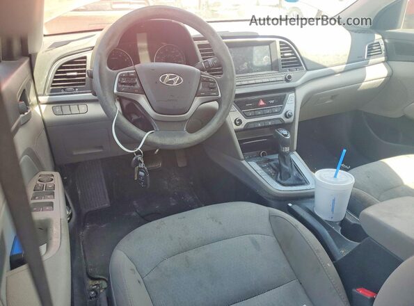 5NPD84LF7HH120992 2017 HYUNDAI ELANTRA Red 