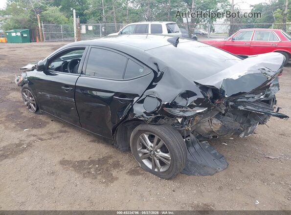 5NPD84LF7HH171411 2017 HYUNDAI ELANTRA Черный Задняя левая четверть