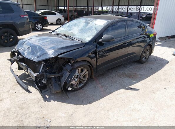 5NPD84LF7HH199886 2017 HYUNDAI ELANTRA Black Przód lewy