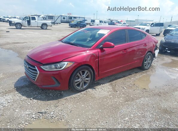 5NPD84LF7JH218121 2018 HYUNDAI ELANTRA Red 