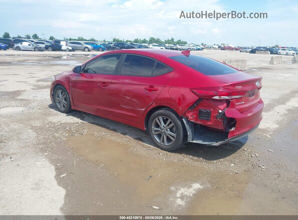 5NPD84LF7JH218121 2018 HYUNDAI ELANTRA Red 