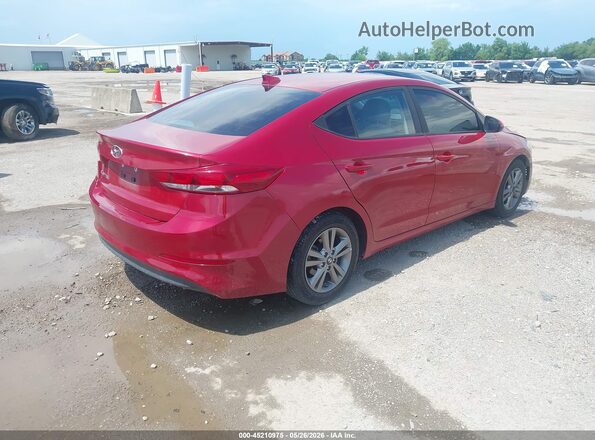 5NPD84LF7JH218121 2018 HYUNDAI ELANTRA Red 