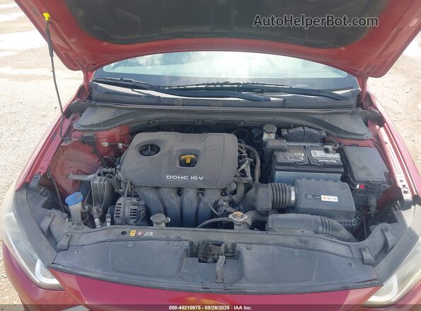 5NPD84LF7JH218121 2018 HYUNDAI ELANTRA Red 