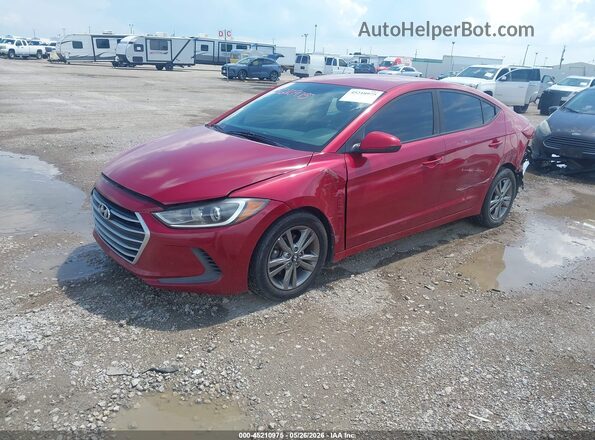 5NPD84LF7JH218121 2018 HYUNDAI ELANTRA Red 