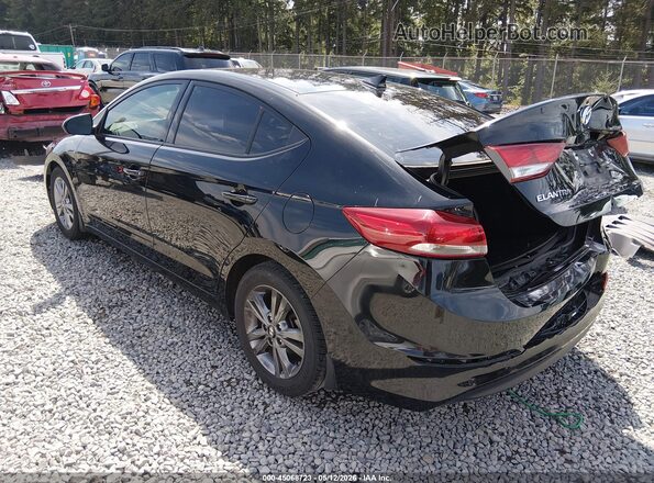 5NPD84LF7JH228793 2018 HYUNDAI ELANTRA Black უკანა მარცხენა