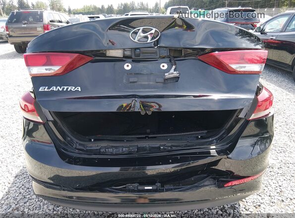 5NPD84LF7JH228793 2018 HYUNDAI ELANTRA Black წინა ხედი