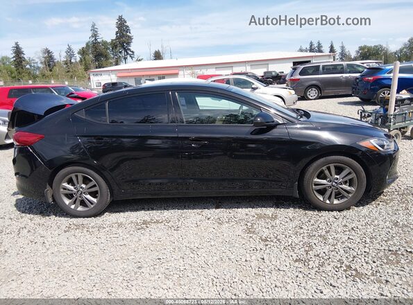 5NPD84LF7JH228793 2018 HYUNDAI ELANTRA Black უკანა სალონის ხედი