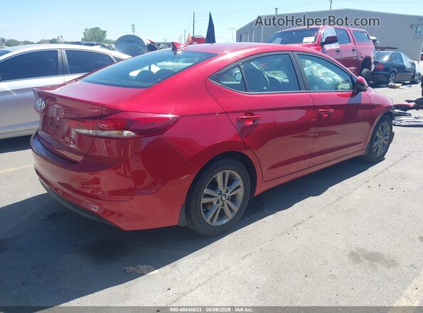 5NPD84LF7JH278996 2018 HYUNDAI ELANTRA Red Trasero derecho