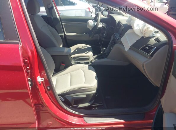 5NPD84LF7JH278996 2018 HYUNDAI ELANTRA Red Vista interior delantera