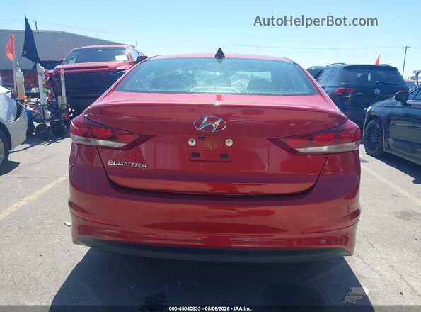 5NPD84LF7JH278996 2018 HYUNDAI ELANTRA Red 