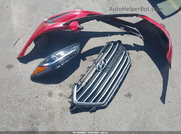 5NPD84LF7JH278996 2018 HYUNDAI ELANTRA Red Vista del cuadro de instrumentos