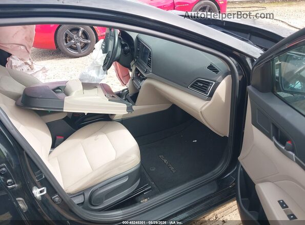5NPD84LF7JH284216 2018 HYUNDAI ELANTRA Black წინა სალონის ხედი
