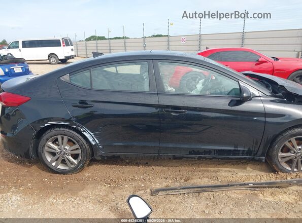 5NPD84LF7JH284216 2018 HYUNDAI ELANTRA Black უკანა სალონის ხედი