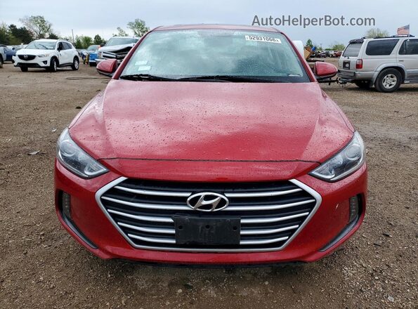 5NPD84LF7JH386390 2018 HYUNDAI ELANTRA Red 