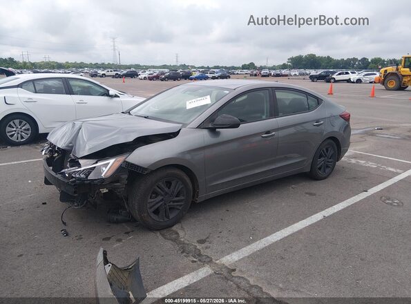 5NPD84LF7KH421852 2019 HYUNDAI ELANTRA Silver Vista tres cuartos delantera izquierda