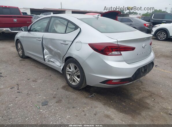 5NPD84LF7KH459162 2019 HYUNDAI ELANTRA Silver Rear left