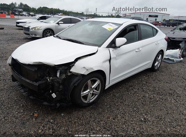 5NPD84LF7KH461543 2019 HYUNDAI ELANTRA White Front left