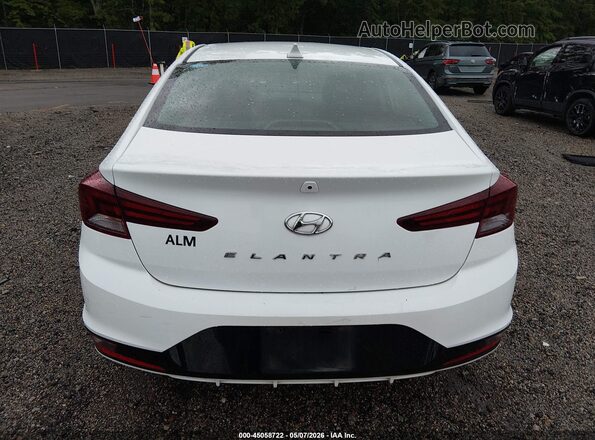 5NPD84LF7KH461543 2019 HYUNDAI ELANTRA White 