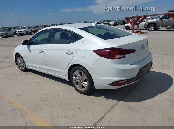 5NPD84LF7KH474910 2019 HYUNDAI ELANTRA White Trasero izquierdo