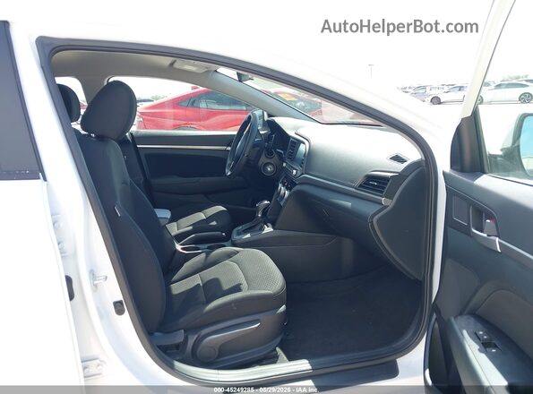5NPD84LF7KH474910 2019 HYUNDAI ELANTRA White Vista interior delantera