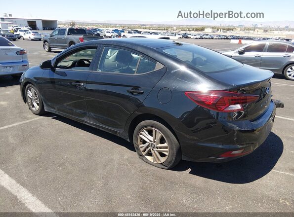 5NPD84LF7KH490265 2019 HYUNDAI ELANTRA Black Հետևի ձախ