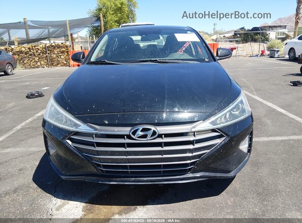 5NPD84LF7KH490265 2019 HYUNDAI ELANTRA Black Սալոնի հետևի տեսք