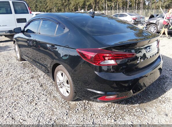 5NPD84LF7LH623463 2020 HYUNDAI ELANTRA Black Tył lewy