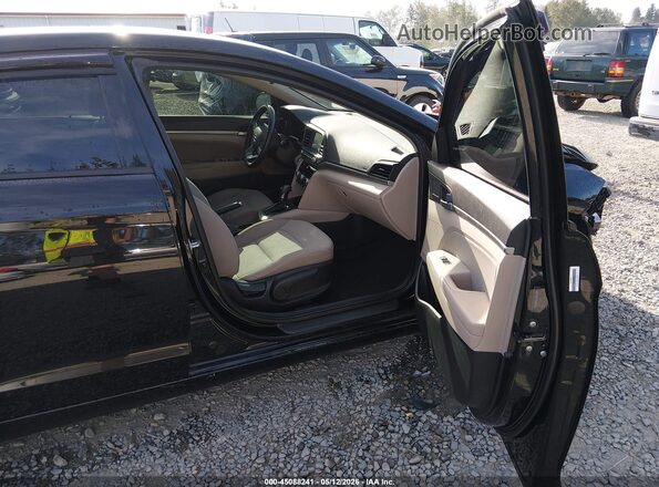 5NPD84LF7LH623463 2020 HYUNDAI ELANTRA Black Widok wnętrza z przodu