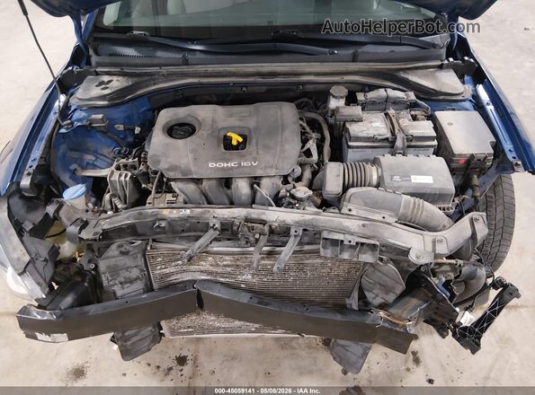 5NPD84LF8HH028595 2017 HYUNDAI ELANTRA Blue Вид ззаду
