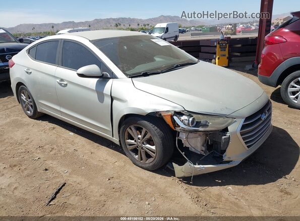 5NPD84LF8HH041332 2017 HYUNDAI ELANTRA Silver Вид спереду