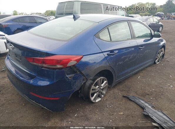 5NPD84LF8HH053464 2017 HYUNDAI ELANTRA Blue უკანა მარჯვენა