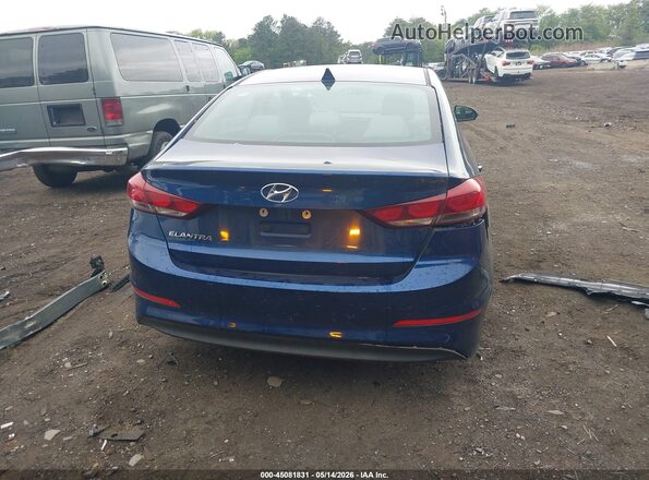 5NPD84LF8HH053464 2017 HYUNDAI ELANTRA Blue 