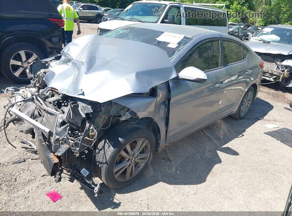 5NPD84LF8HH068885 2017 HYUNDAI ELANTRA Серебряный Передняя левая четверть