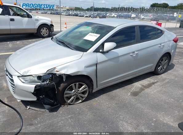 5NPD84LF8HH188234 2017 HYUNDAI ELANTRA Серебряный Передняя левая четверть