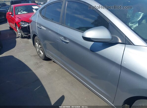 5NPD84LF8HH196172 2017 HYUNDAI ELANTRA Серый Вид задней части салона