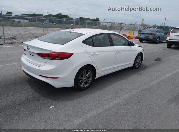 5NPD84LF8JH227541 2018 HYUNDAI ELANTRA White Vista tres cuartos delantera izquierda