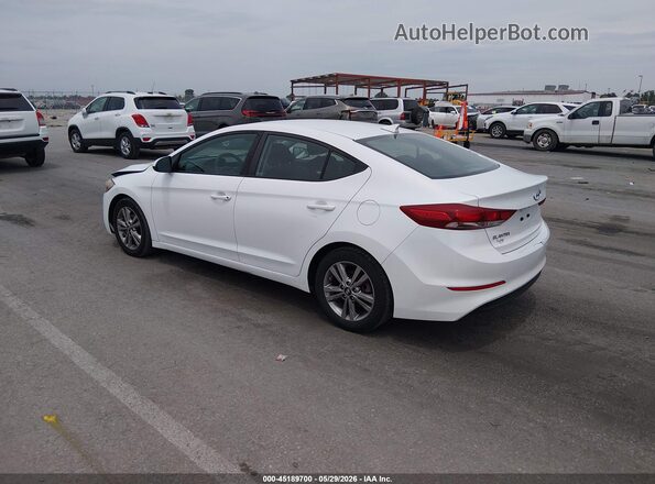 5NPD84LF8JH227541 2018 HYUNDAI ELANTRA White Trasero izquierdo
