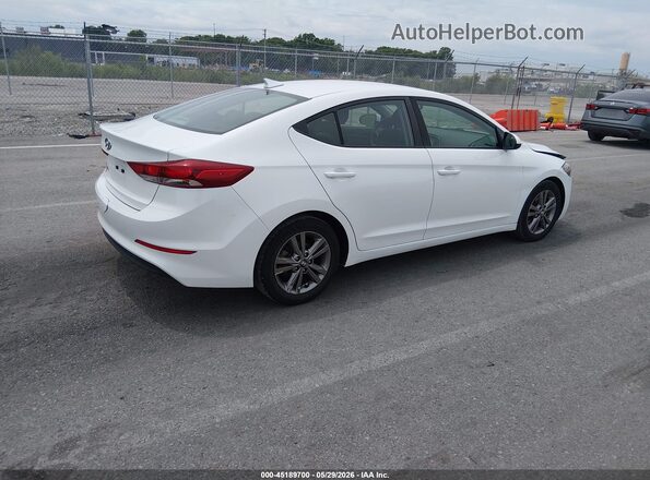 5NPD84LF8JH227541 2018 HYUNDAI ELANTRA White Trasero derecho