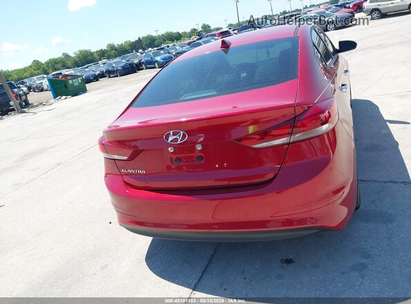 5NPD84LF8JH228401 2018 HYUNDAI ELANTRA Maroon 