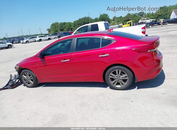 5NPD84LF8JH228401 2018 HYUNDAI ELANTRA Maroon სალონის 360-გრადუსიანი ხედი