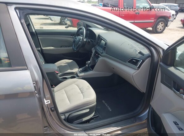 5NPD84LF8JH252648 2018 HYUNDAI ELANTRA Серый 