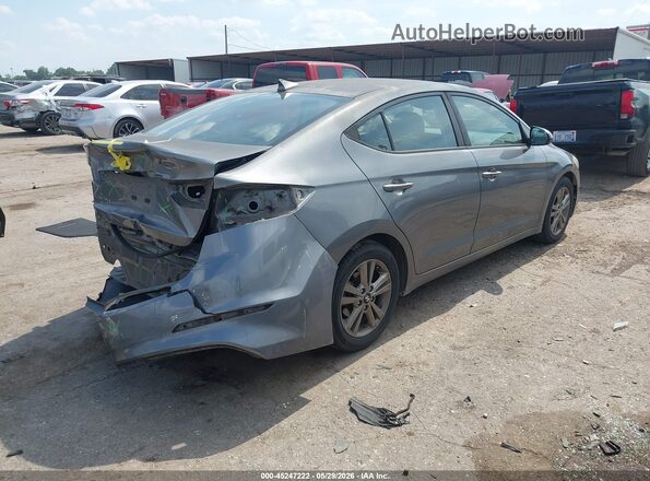 5NPD84LF8JH252648 2018 HYUNDAI ELANTRA Серый 