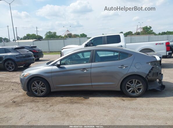 5NPD84LF8JH252648 2018 HYUNDAI ELANTRA Серый 