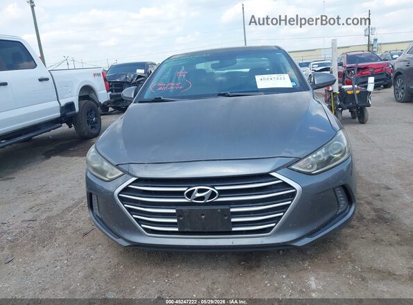 5NPD84LF8JH252648 2018 HYUNDAI ELANTRA Серый 